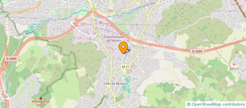 localisation de l'entreprise POLE PREVENTION SECURITE  ROMAGNAT