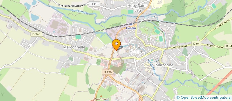 localisation de l'entreprise POLE PRIVE DES 7 VALLEES à HESDIN
