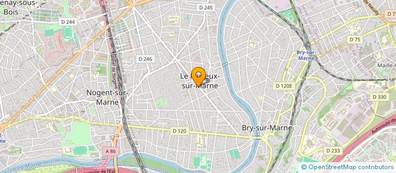 localisation de l'entreprise POLE PRODUCTION à LE PERREUX-SUR-MARNE