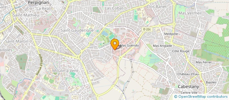 localisation de l'entreprise POLE PROMOTION  CABESTANY