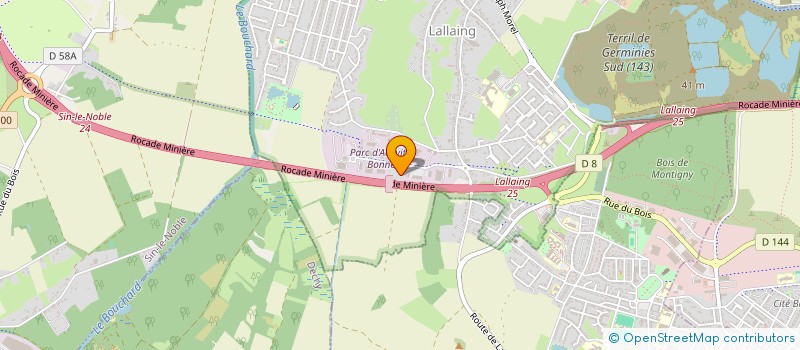 localisation de l'entreprise POLE PUB.COM  LALLAING