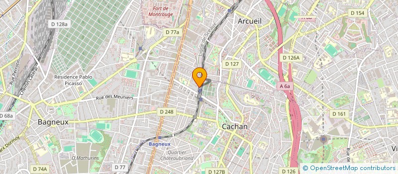 localisation de l'entreprise POLE PUBLIC à CACHAN