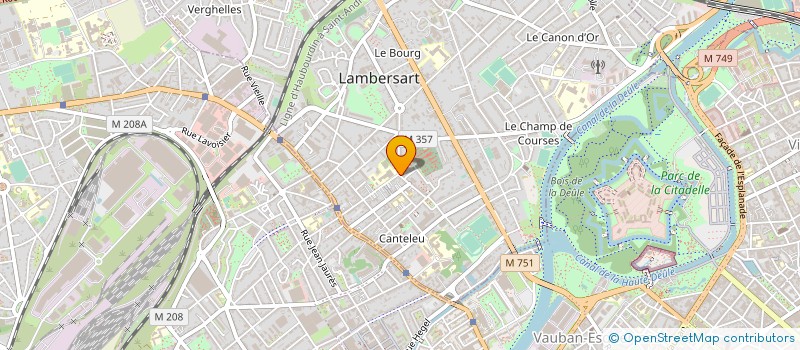 localisation de l'entreprise POLE RECUP à LAMBERSART