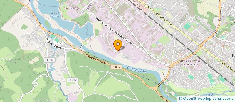 localisation de l'entreprise POLE RENOV HABITAT  LONS