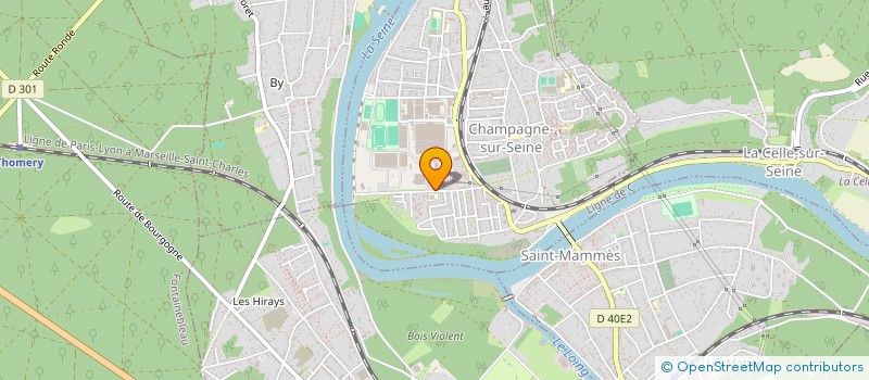 localisation de l'entreprise POLE RENOVATION  CHAMPAGNE-SUR-SEINE