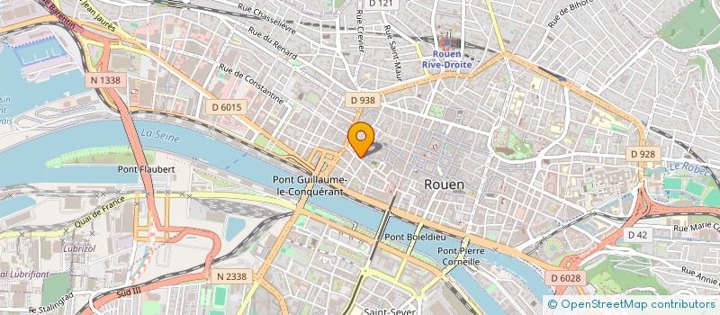 localisation de l'entreprise POLE RH NORMANDIE à ROUEN