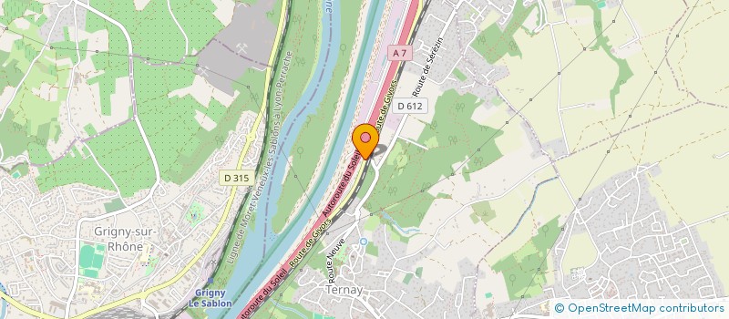 localisation de l'entreprise POLE S A P A  TERNAY