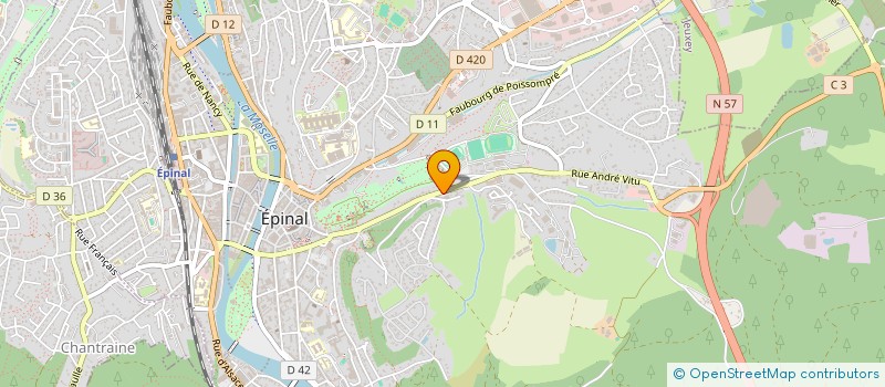 localisation de l'entreprise POLE SANTE AMBRAIL à EPINAL