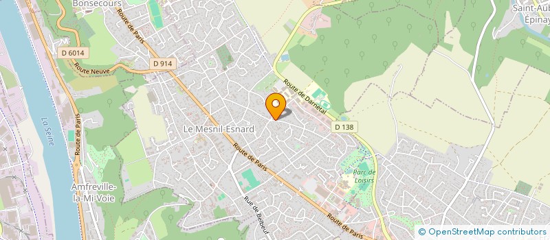 localisation de l'entreprise POLE SANTE BOREL  LE MESNIL-ESNARD