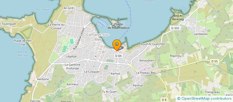localisation de l'entreprise POLE SANTE DE CAMARET-SUR-MER  CAMARET-SUR-MER