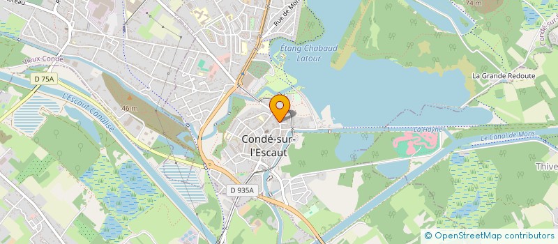 localisation de l'entreprise POLE SANTE DE L ESCAUT  CONDE-SUR-L'ESCAUT