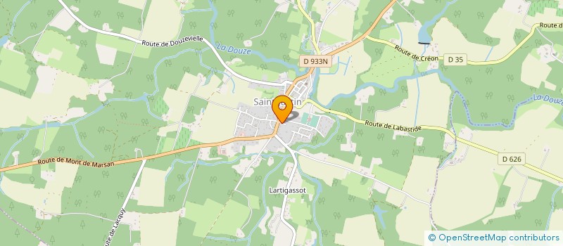 localisation de l'entreprise POLE SANTE DES BASTIDES  SAINT-JUSTIN