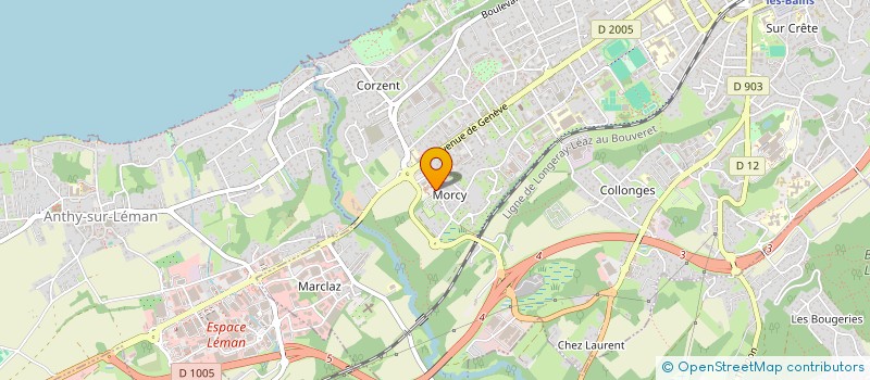 localisation de l'entreprise POLE SANTE DES RADIOLOGUES 2 à THONON-LES-BAINS