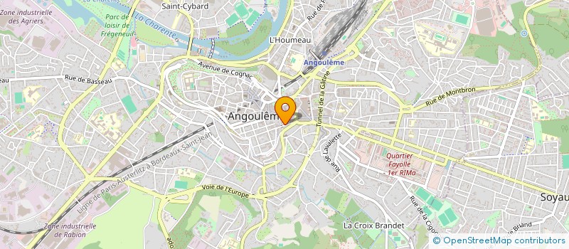localisation de l'entreprise POLE SANTE DES REMPARTS à ANGOULEME
