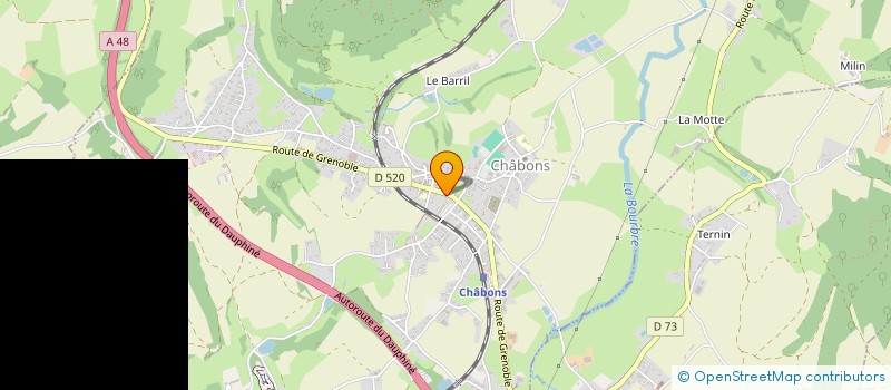 localisation de l'entreprise POLE SANTE DES TERRES FROIDES  CHABONS