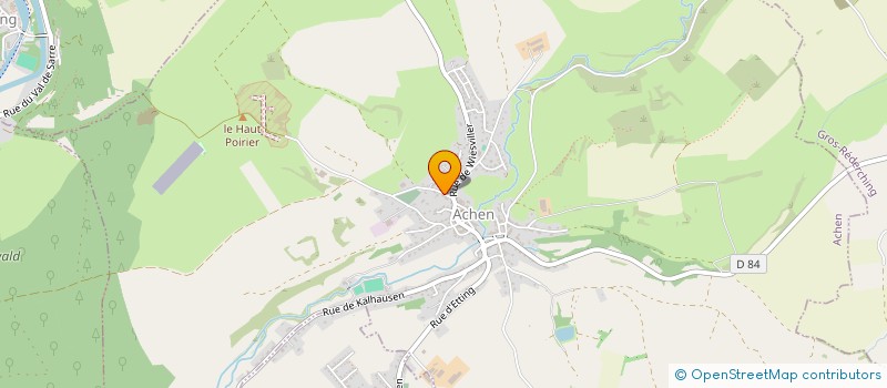 localisation de l'entreprise POLE SANTE DU HAUT POIRIER  ACHEN