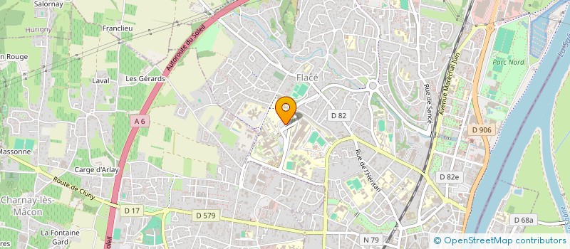 localisation de l'entreprise POLE SANTE DU MACONNAIS à MACON