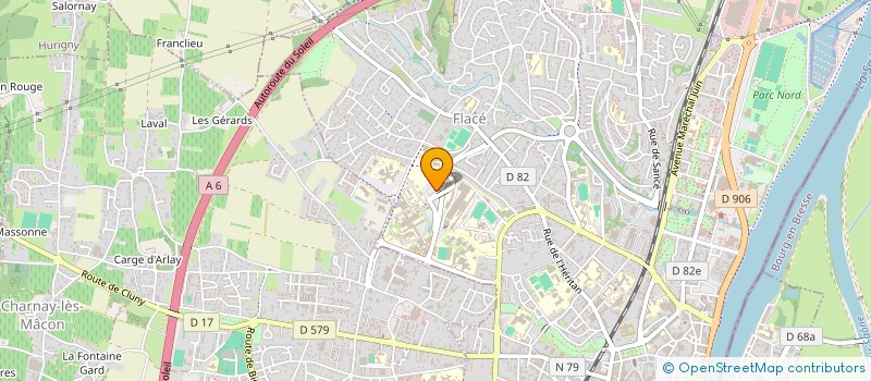 localisation de l'entreprise POLE SANTE DU MACONNAIS à MACON