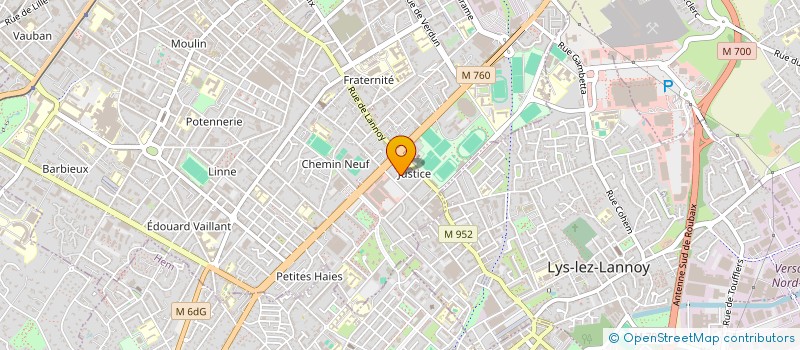 localisation de l'entreprise POLE SANTE DU VELODROME  ROUBAIX