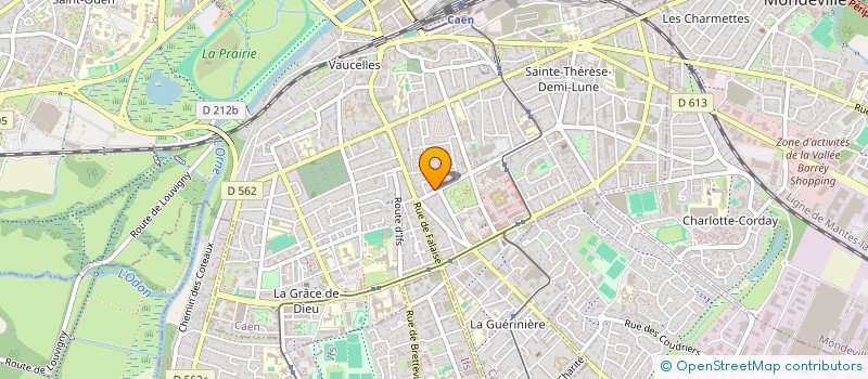 localisation de l'entreprise POLE SANTE GUYNEMER à CAEN