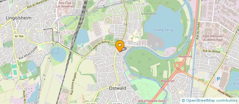 localisation de l'entreprise POLE SANTE KINE OSEKA  OSTWALD