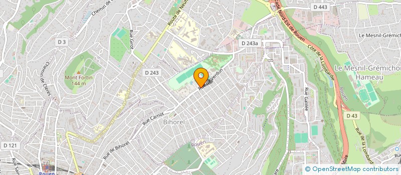 localisation de l'entreprise POLE SANTE - PARAMEDICAL  BIHOREL