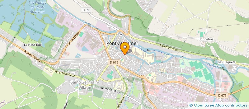 localisation de l'entreprise POLE SANTE PHARM MESNIL ROUX à PONT-AUDEMER