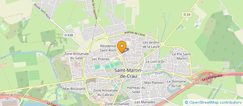 localisation de l'entreprise POLE SANTE ST MARTIN DE CRAU  SAINT-MARTIN-DE-CRAU
