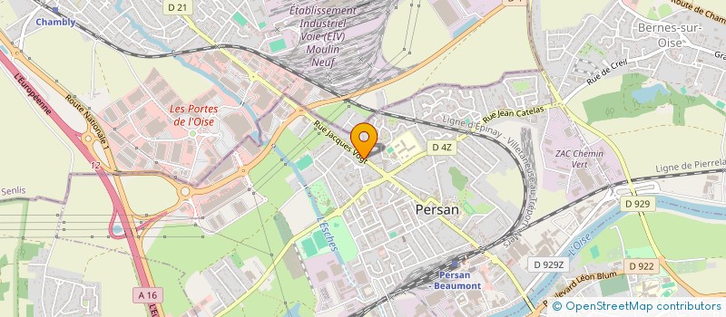 localisation de l'entreprise POLE SECURITE SURETE  CERGY