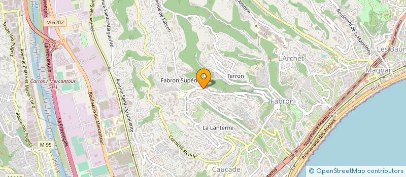 localisation de l'entreprise POLE SERVICES à NICE