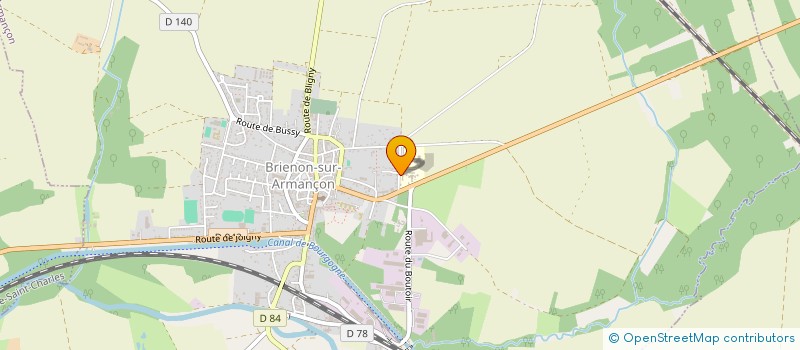 localisation de l'entreprise POLE SON VIBRATION ACOUSTIQUE à BRIENON-SUR-ARMANCON