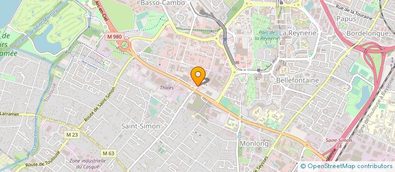 localisation de l'entreprise POLE STAR à TOULOUSE