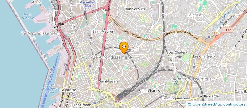 localisation de l'entreprise POLE SUD à MARSEILLE