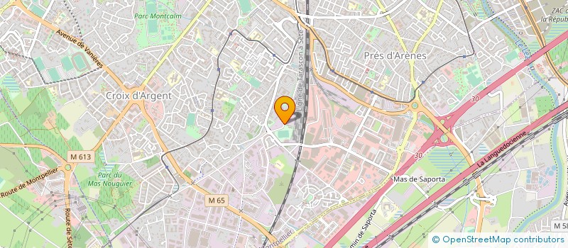 localisation de l'entreprise POLE SUD-EST à MONTPELLIER