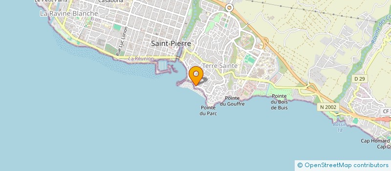 localisation de l'entreprise POLE SUD REUNION  SAINT-PIERRE