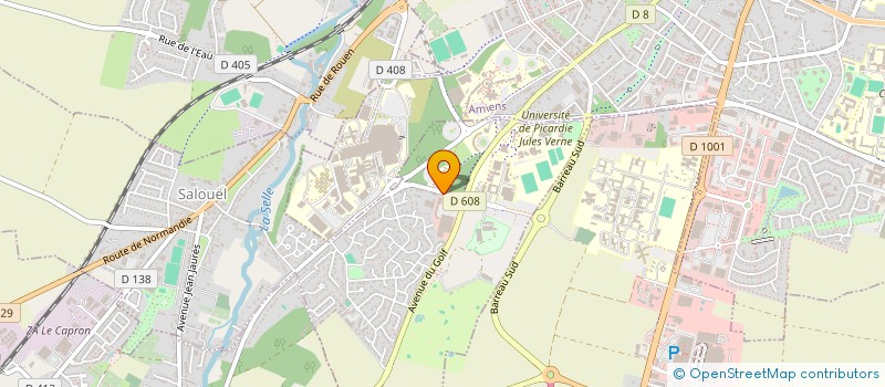 localisation de l'entreprise POLE SUD SANTE  SALOUEL