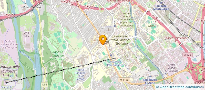 localisation de l'entreprise POLE TOULOUSE MIDI PYR GENIE BIOLO MEDIC à TOULOUSE