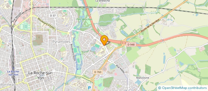 localisation de l'entreprise POLE UNIVERSITAIRE ECHIQUEEN YONNAIS à LA ROCHE-SUR-YON