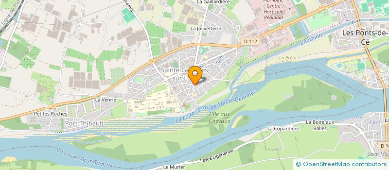 localisation de l'entreprise POLE VEGETAL LOIRE-MAINE  SAINTE-GEMMES-SUR-LOIRE