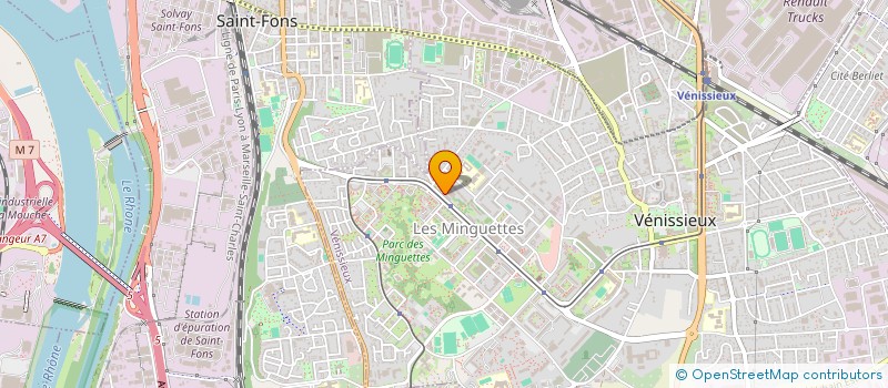 localisation de l'entreprise POLE VENISSIEUX 2  VENISSIEUX