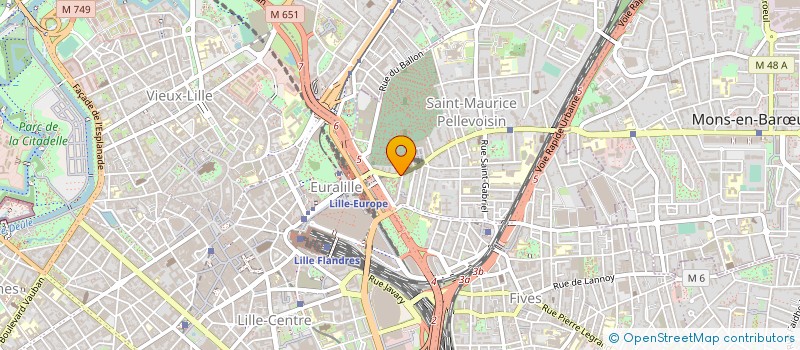 localisation de l'entreprise POLE VISION à LILLE
