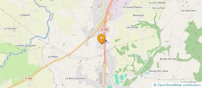 localisation de l'entreprise POLE4VET  PLAINTEL