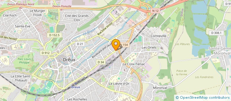 localisation de l'entreprise POLEA BRANDS à DREUX