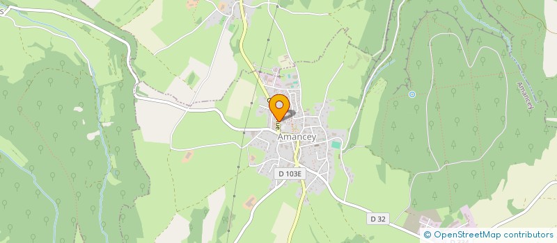 localisation de l'entreprise POLEE SANTE AMANCEY LOUE LISON  AMANCEY