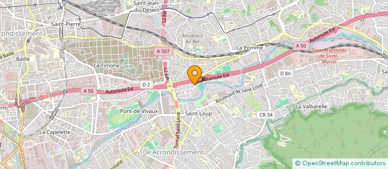 localisation de l'entreprise POLEFIT à MARSEILLE