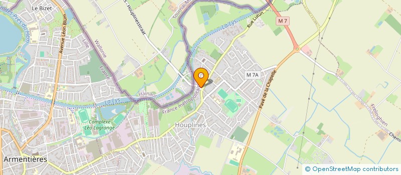 localisation de l'entreprise POLEHANDI  HOUPLINES