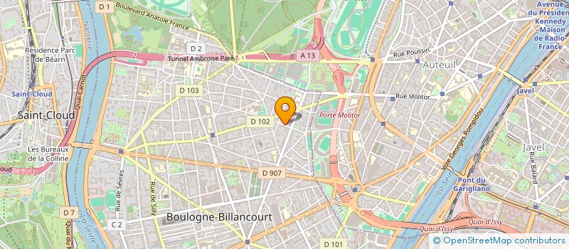 localisation de l'entreprise POLELEC à BOULOGNE-BILLANCOURT