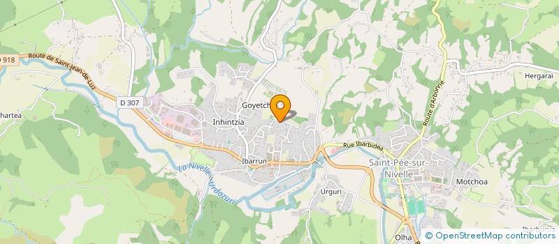 localisation de l'entreprise POLEMA  SAINT-PEE-SUR-NIVELLE