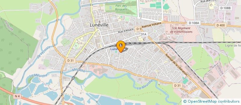 localisation de l'entreprise POLEMA  LUNEVILLE