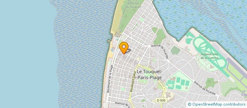 localisation de l'entreprise POLENDSI à LE TOUQUET-PARIS-PLAGE